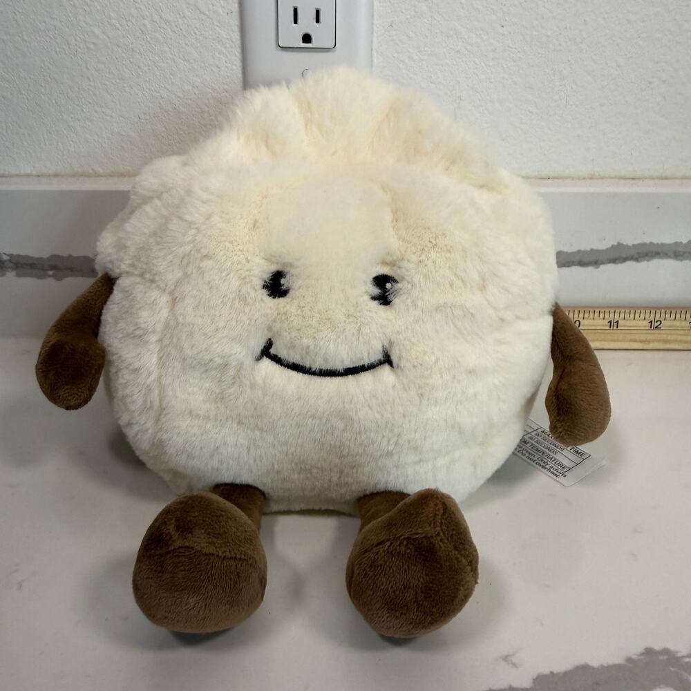 Warmies Dumpling Stuffie Stuffed Animal Microwaveable Cozy Plush White‎ Cute